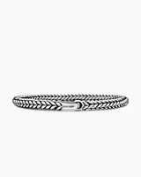 Chevron Bead Bracelet Sterling Silver