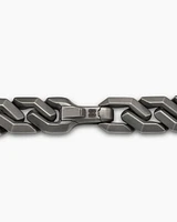Curb Chain Angular Link Bracelet in Titanium