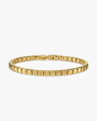 Spiritual Beads Tile Bracelet 18K Yellow Gold, 4.7mm