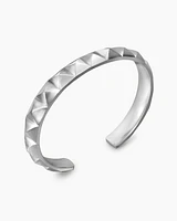 Pyramid Cuff Bracelet Sterling Silver, 9.3mm