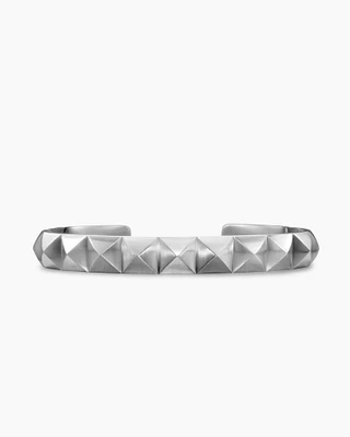 Pyramid Cuff Bracelet Sterling Silver, 9.3mm