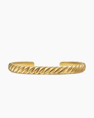 Sculpted Cable Bracelet 18K Yellow Gold