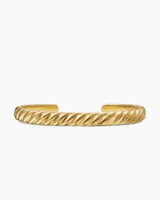 Sculpted Cable Bracelet 18K Yellow Gold