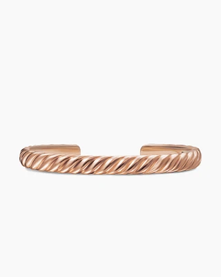 Cable Cuff Bracelet 18K Rose Gold