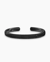 Chevron Cuff Bracelet in Titanium
