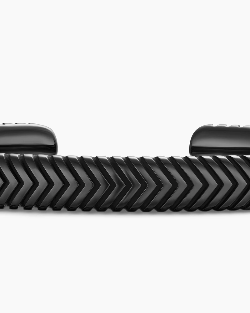 Chevron Cuff Bracelet in Titanium