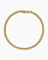 Helena Bracelet 18K Yellow Gold with Diamonds, 4mm