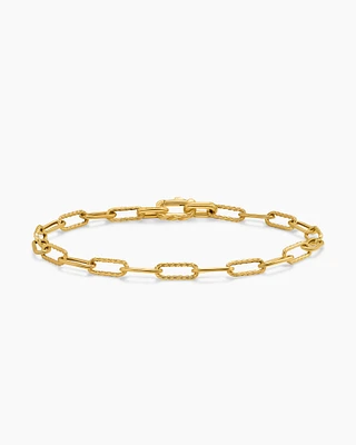 DY Madison® Chain Bracelet 18K Yellow Gold, 4mm