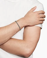 Wheat Chain Bracelet Sterling Silver, 6mm