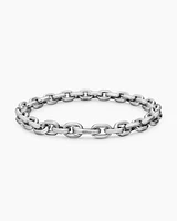 Deco Chain Link Bracelet Sterling Silver, 6.5mm