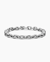 Deco Chain Link Bracelet Sterling Silver, 6.5mm