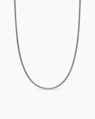 Box Chain Necklace Platinum