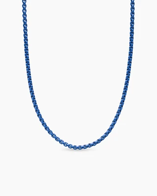 Box Chain Necklace with Stainless Steel