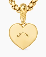 Compass Heart Amulet in 18K Yellow Gold with Diamond, 18.8mm