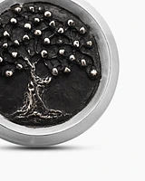 Tree of Life Amulet in Sterling Silver with Bronze, 22.8mm