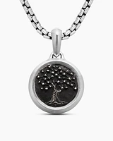 Tree of Life Amulet in Sterling Silver with Bronze, 22.8mm