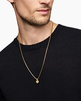 Shipwreck Coin Amulet in 18K Yellow Gold, 17mm