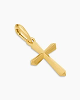 Cross Amulet in 18K Yellow Gold, 35mm