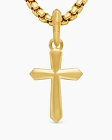 Cross Amulet in 18K Yellow Gold, 35mm