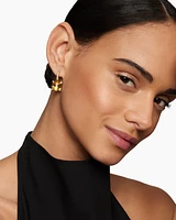 Chatelaine Drop Earrings in 18K Yellow Gold with Diamonds, 11mm
