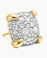 Chatelaine® Stud Earrings in 18K Yellow Gold with Pavé Diamonds