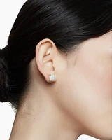 Chatelaine® Stud Earrings in 18K Yellow Gold with Pavé Diamonds