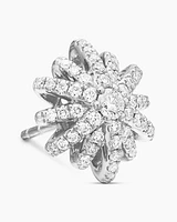 Starburst Stud Earrings in 18K Gold with Diamonds