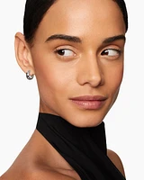 DY Mercer® Micro Hoop Earrings in Sterling Silver, 13.4mm