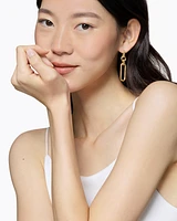 Lexington Double Link Drop Earrings in 18K Yellow Gold, 53.5mm