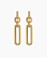 Lexington Double Link Drop Earrings in 18K Yellow Gold, 53.5mm
