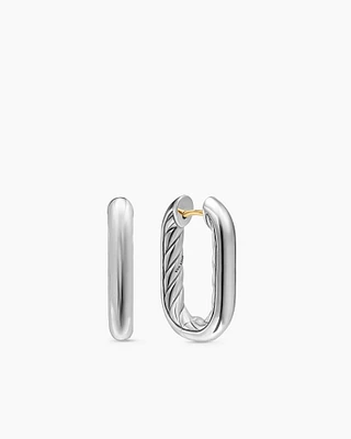 DY Madison® Smooth Hoop Earrings in Sterling Silver, 24.3mm