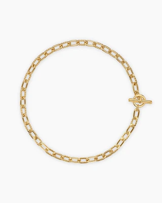 DY Madison® Toggle Chain Necklace 18K Yellow Gold, 8.5mm