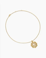 Zig Zag Stax™ Pendant Necklace in 18K Yellow Gold with Diamonds