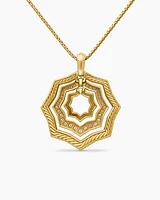 Zig Zag Stax™ Pendant Necklace in 18K Yellow Gold with Diamonds