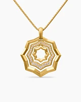 Zig Zag Stax™ Pendant Necklace in 18K Yellow Gold with Diamonds