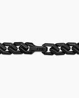 Curb Chain Angular Link Necklace in Titanium