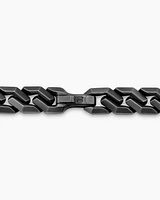Curb Chain Angular Link Necklace in Titanium