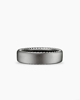Streamline® Band Ring Grey Titanium