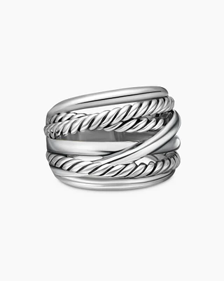 Crossover Ring Sterling Silver