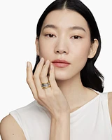 DY Mercer® Multi Row Ring Sterling Silver with 18K Yellow Gold and Diamonds