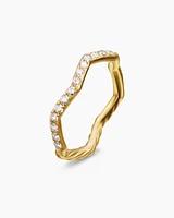 Zig Zag Stax™ Ring in 18K Yellow Gold with Diamonds