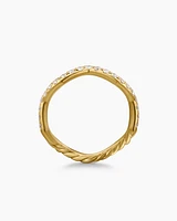 Zig Zag Stax™ Ring in 18K Yellow Gold with Diamonds