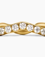Zig Zag Stax™ Ring in 18K Yellow Gold with Diamonds