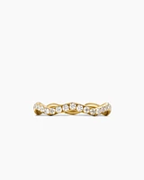 Zig Zag Stax™ Ring in 18K Yellow Gold with Diamonds