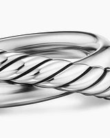 Crossover Two Row Ring Sterling Silver, 7.4mm