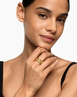 DY Mercer® Three Row Ring 18K Yellow Gold with Diamonds, 8.9mm