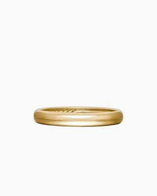 DY Classic Band Ring 18K Yellow Gold