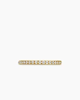 DY Eden Partway Band Ring 18K Yellow Gold with Diamonds