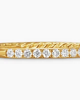 DY Eden Partway Band Ring 18K Yellow Gold with Diamonds