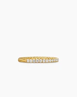 DY Eden Partway Band Ring 18K Yellow Gold with Diamonds